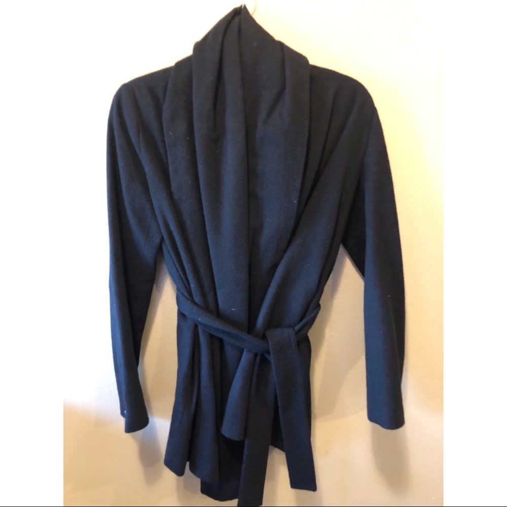 Elizabeth & James wool wrap coat sz XS/S